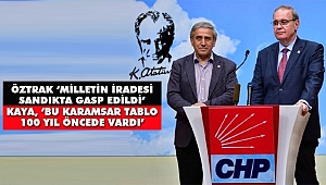 Öztrak ve Kaya’dan Ortak Basın Toplantısı