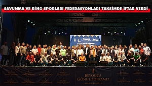 Savunma ve Ring Sporları Federasyonları Taksimde İftar Verdi
