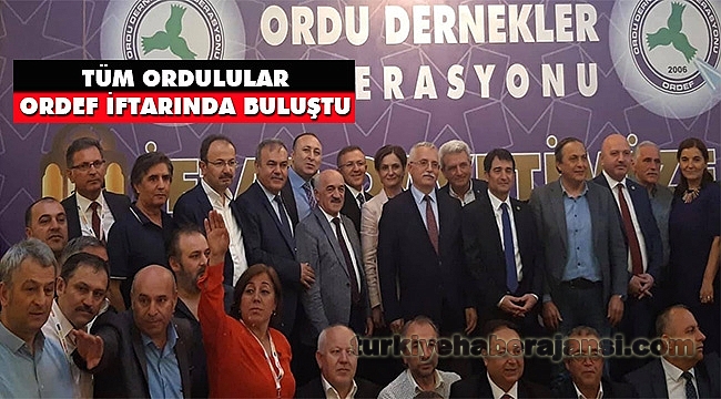 Tüm Ordulular ORDEF İftarında buluştu