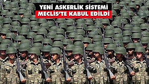 Yeni Askerlik Sistemi Teklifi Meclis’te Kabul Edildi