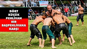 Dört Küçük Pehlivan Bir Başpehlivana Karşı