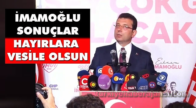 İmamoğlu'ndan İstanbul Seçim Sonuçlarıyla İlgili İlk Açıklama