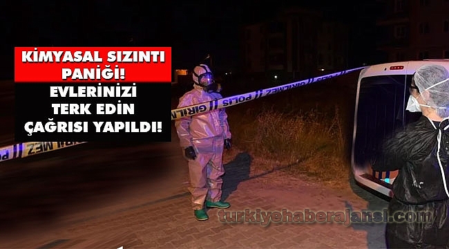 Tekirdağ'da Kimyasal Sızıntı Paniği!