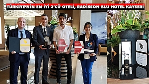 Türkiye’nin En iyi 3’cü Oteli, Radisson Blu Hotel Kayseri Oldu