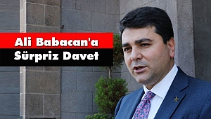 Ali Babacan'a Sürpriz Davet