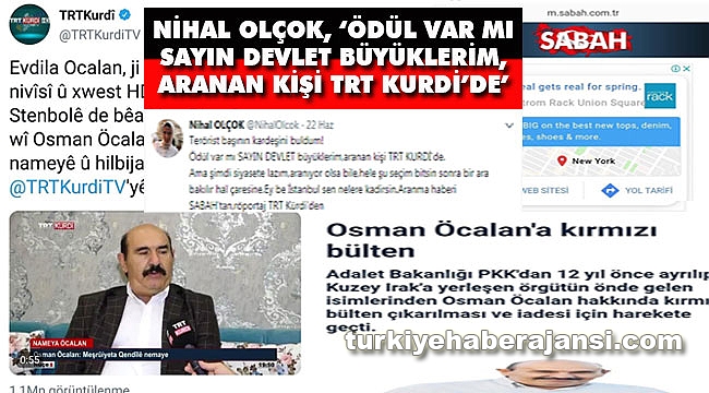 Nihal Olçok'tan 'Terörist başının kardeşini buldum!' Tweeti!