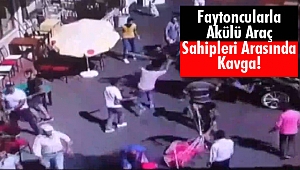 Büyükada'da Faytoncularla Akülü Araç Sahipleri Arasında Kavga!