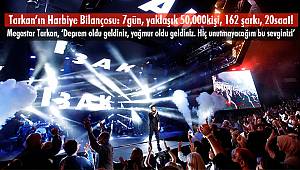 Tarkan'ı Yedi Gün Boyunca Yaklaşık 50 Bin Kişi Dinledi
