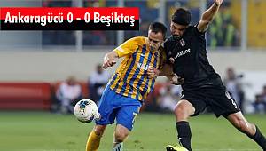 Ankaragücü 0 - 0 Beşiktaş