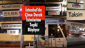 İstanbul'da Çince Durak İsimlerine Ülkücülerden Tepki