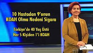 10 Hastadan 9’unun KOAH Olma Nedeni Sigara 