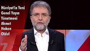 Hürriyet'in Yeni Genel Yayın Yönetmeni Ahmet Hakan Oldu!