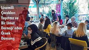 Lösemili Çocukları Yaşatma ve Bir Umut Derneği'nden Örnek Davranış