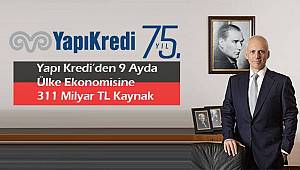 Yapı Kredi’den 9 Ayda Ülke Ekonomisine 311 Milyar TL Kaynak
