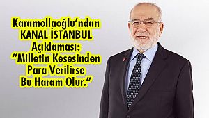 Karamollaoğlu: 'Milletin Kesesinden Para Verilirse Bu Haram Olur.'