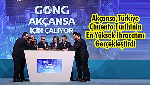 Akçansa, Türkiye Çimento Tarihinin En Yüksek İhracatını Gerçekleştirdi