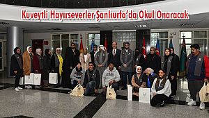 Kuveytli Hayırseverler Şanlıurfa’da Okul Onaracak