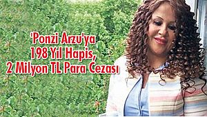 'Ponzi Arzu'ya 198 Yıl Hapis, 2 Milyon TL Para Cezası