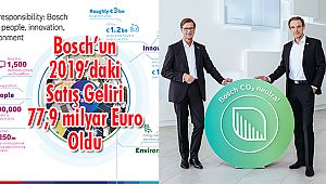 Bosch’un 2019’daki Satış Geliri 77,9 milyar Euro Oldu