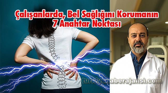 Çalışanlarda, Bel Sağlığını Korumanın 7 Anahtar Noktası