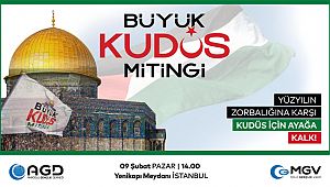 İstanbul'da Büyük Kudüs Mitingi Düzenlenecek