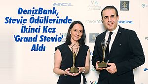 DenizBank, Stevie Ödüllerinde İkinci Kez 'Grand Stevie' Aldı