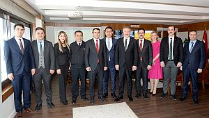 İzmir Emniyet Müdürü Aşkın'a heyet halinde Ziyaret 