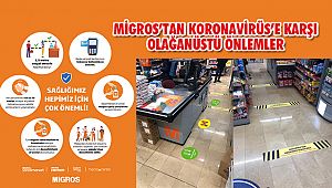 MİGROS’tan Koronavirüs’e Karşı Olağanüstü Önlemler