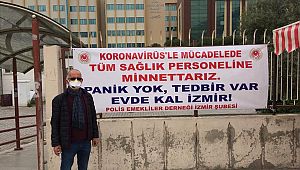 Polis Derneği'nin Virüsle Mücadelesine TAM DESTEK 