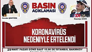 Polislerin Basın Açıklamasına 