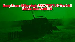 Barış Pınarı Bölgesinde PKK/YPG'li 20 Terörist Etkisiz Hale Getirildi