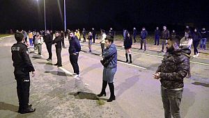 Dansözlü Drift partisine katıldılar, 392'şer lira CEZA yediler