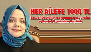 Sosyal Destek Programına Başvurular e-Devlet Üzerinden Başladı