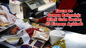 Tarım ve Orman Bakanlığı Hileli Gıda Üreten 45 Firmayı Açıkladı