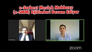 e-Serbest Meslek Makbuzu (e-SMM) Eğitimleri Devam Ediyor