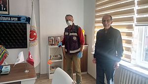 Kütahya Polis Derneği dezenfekte edildi