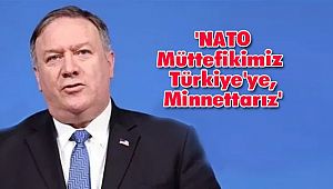 'NATO Müttefikimiz Türkiye'ye, Minnettarız'
