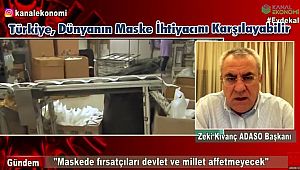 Türkiye, Dünyanın Maske İhtiyacını Karşılayabilir