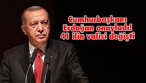 41 İlin Valisi Değişti