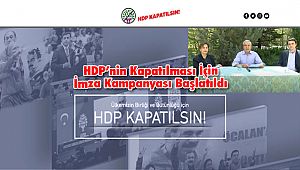 HDP'nin Kapatılması İçin İmza Kampanyası Başlatıldı
