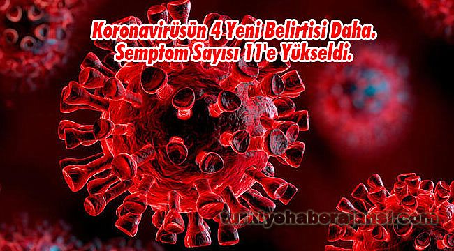Koronavirüsün 4 Yeni Belirtisi Daha. Semptom Sayısı 11'e Yükseldi.