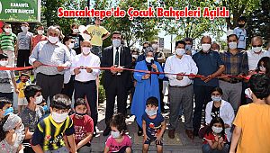 Sancaktepe'de Çocuk Bahçeleri Açıldı