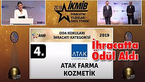 Atak Farma İhracatta Ödül Aldı