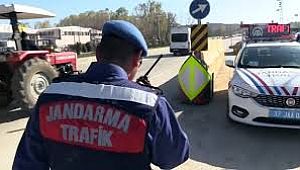 Jandarma Trafik 2 bin 541 araca CEZA kesti 