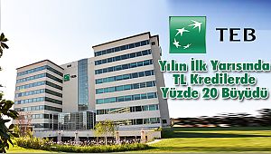 TEB, Yılın İlk Yarısında TL Kredilerde Yüzde 20 Büyüdü