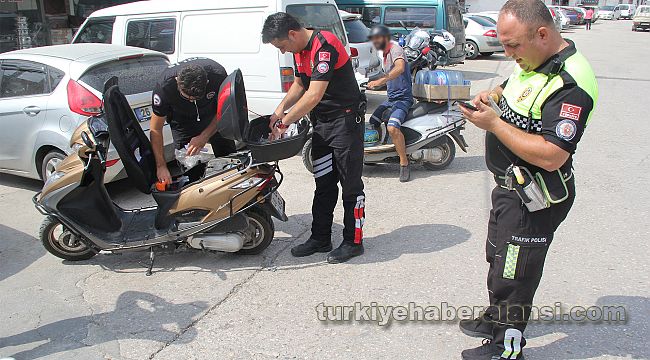 Yeni aldığı motosikletiyle ters yöne girince ceza kesildi