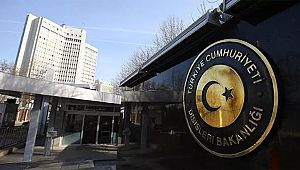 Dışişleri Bakanlığı'ndan ABD'ye sert tepki