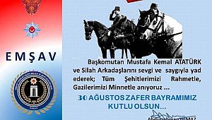 EMŞAV Başkanı Yılmaz'dan 30 Ağustos Kutlama mesajı 