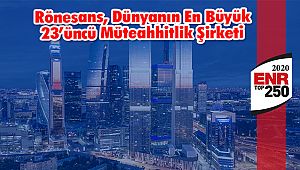 Rönesans, Dünyanın En Büyük 23’üncü Müteahhitlik Şirketi