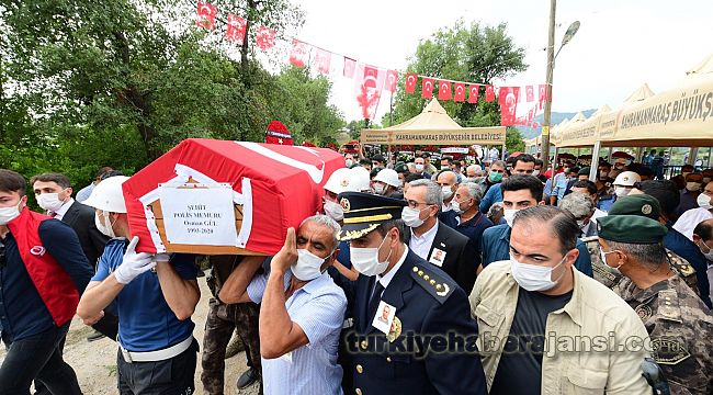 Şehit Polis Osman Gül Son Yolculuğuna Uğurlandı